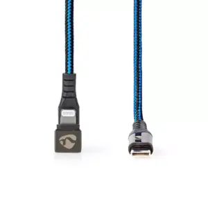 Cablu sincronizare incarcare USB Type C - Lightning 180 1m NEDIS