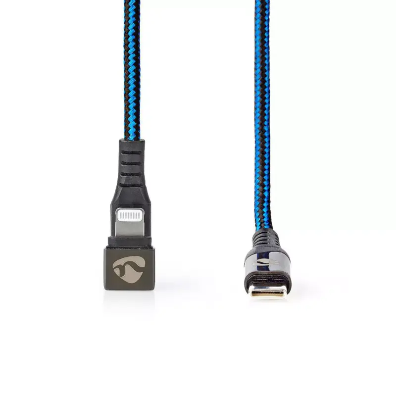 Cablu sincronizare incarcare USB Type C - Lightning 180 1m NEDIS