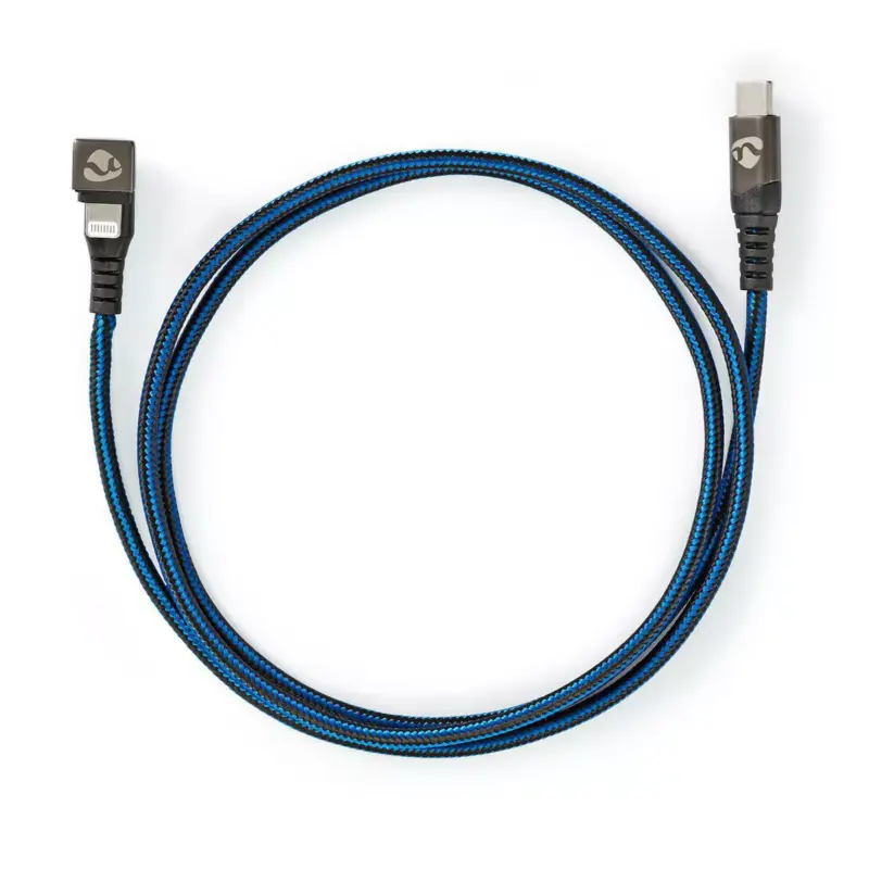Cablu sincronizare incarcare USB Type C - Lightning 180 1m NEDIS