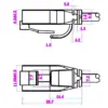 Cablu slim 3.6mm patchcord Cat6 UTP 5m negru 250MHz RJ45 cupru Goobay - imagine 3