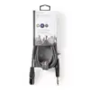 Cablu stereo XLR 3 pini tata - JACK 6.5 mm tata 3m gri Nedis - imagine 3