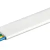 Cablu telefonic plat 6 fire AWG28 CCA alb Vanzare la metru liniar 93307 Goobay