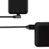 Cablu USB 2.0 A mufa - USB Type C mufa in unghi 1m negru LOGILINK CU0138 - imagine 3