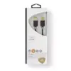 Cablu USB 2.0 A tata - A tata 2m Hi-Speed 480Mbps antracit Nedis - imagine 3