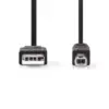 Cablu USB 2.0 - A tata - B tata imprimanta 5m Nedis - imagine 2