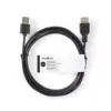 Cablu USB 2.0 A tata - USB A mama 3m negru Nedis - imagine 3