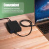 Cablu USB 2.0 A tata - USB TYPE C Choetech AC0003 2.4A 2m negru - imagine 3