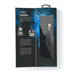 Cablu USB 2.0 A tata - USB Type C tata conector gaming 180 2m NEDIS