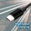 Cablu USB 2.0 A - USB type C 0.3m negru LOGILINK CU0139 - imagine 3