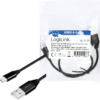 Cablu USB 2.0 A - USB type C 0.3m negru LOGILINK CU0139 - imagine 4
