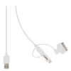 Cablu USB 2.0 - micro USB lightning 30p 1m alb VALUELINE - imagine 2