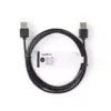 Cablu USB 2.0 Nedis USB A tata - USB A tata 2m negru - imagine 3