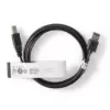 Cablu USB 2.0 Nedis USB-A tata - USB-B tata 2m - imagine 3