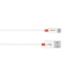 Cablu USB - 2in1 Lightning micro USB alb 1m Skross Essentials Line