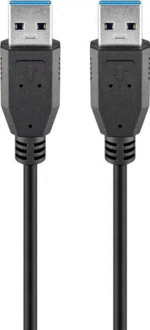 Cablu USB 3.0 5m USB A tata - USB A tata SuperSpeed 5Gbit/s negru Goobay