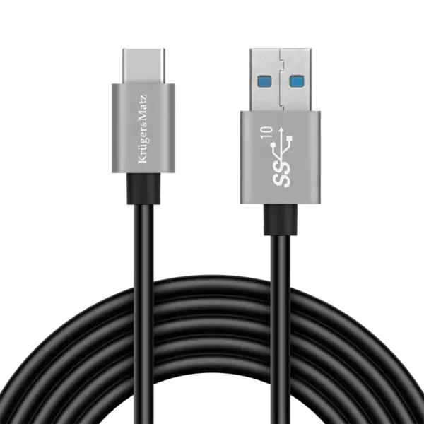 Cablu USB 3.0 - USB TYPE C 1m Kruger&Matz - imagine 2