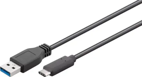 Cablu USB 3.0 - USB Type C 2m negru Goobay