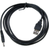 Cablu USB A mufa - DC 3.5/1.35 mufa negru 1.8m 24AWG GEMBIRD CC-USB-AMP35-6 - imagine 2