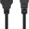 Cablu USB A tata la mini USB tata 1.8m Goobay - imagine 2