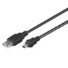 Cablu USB A tata la mini USB tata 1.8m Goobay