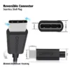 Cablu USB-A - USB TYPE C 3m 2.4A negru Choetech AC0004 - imagine 3