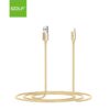 Cablu USB la micro USB 1m Golf Data Sync Quick Charge 5A auriu GC-76m - imagine 2