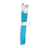 Cablu USB - Micro USB 1m Aurit Cablu Plat Albastru Qoltec - imagine 2