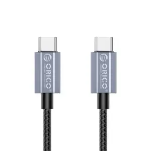 Cablu USB Orico GQA100-15-BK 100W USB Type-C - USB Type-C 1.5m negru textil