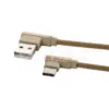 Cablu USB Type C 1m DIAMOND EDITION auriu V-TAC - imagine 2