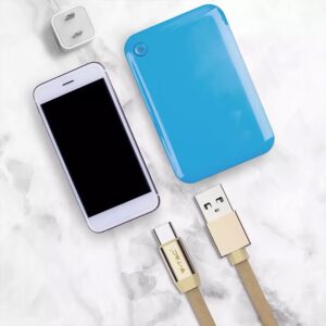 Cablu USB TYPE C 1m plat auriu 2.4A RUBY EDITION V-Tac SKU-8499