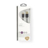 Cablu USB type C 2.0 tata - USB A tata 1m aurit antracit Nedis - imagine 3