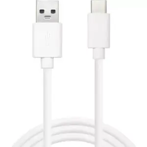 Cablu USB Type C 3.1 - USB A 3.0 Sandberg 336-151m alb