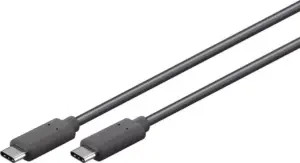 Cablu USB Type C Generatia 1 tata-tata 1.5m negru GOOBAY