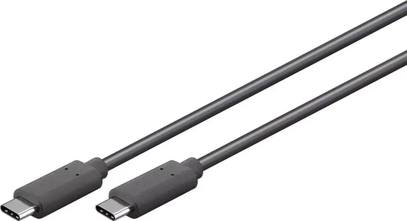 Cablu USB Type C Generatia 1 tata-tata 1.5m negru GOOBAY