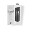 Cablu USB TYPE C tata - Jack 3.5 mm tata 1m aurit argintiu Nedis - imagine 2