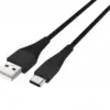 Cablu USB Type C tata - USB 2.0 tata 1.2m negru rezistent la indoiri Prime Well - imagine 2