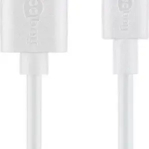 Cablu USB Type C tata - USB 2.0 tata 1m 3A 0.48Gbit/s alb Goobay