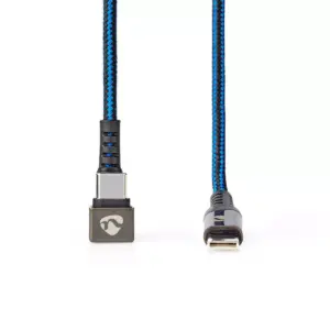 Cablu USB Type C tata - USB Type C tata conector gaming 180 2m NEDIS