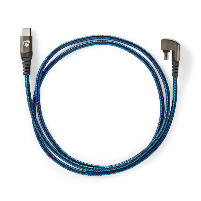 Cablu USB Type C tata - USB Type C tata conector gaming 180 2m NEDIS