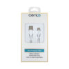 Cablu USB Type C - USB 1m 3A silicon alb CENTO C101 - imagine 2