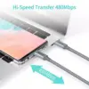 Cablu USB Type C - USB Type C PD 100W 1.8m gri Choetech XCC-1002-GY - imagine 3