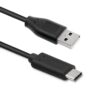 Cablu USB2.0 A mufa - USB type C mufa 0.25m QOLTEC 50496