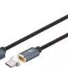 Cablu USB2.0 cu mufa magnetica USB Type C 1.2m negru Goobay - imagine 2