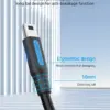 Cablu USB2.0 mini 5pin mufa tata - USB C mufa tata nichelat 2m negru dublu ecranat 2A VENTION COWBH - imagine 2