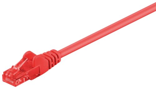 Cablu UTP cat6 RJ45 patch cord 3m CCA rosu Goobay 68411