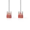 Cablu UTP CAT6 RJ45tata - RJ45 tata 0.25m gri Nedis - imagine 2