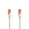 Cablu UTP CAT6 RJ45tata - RJ45 tata 0.25m gri Nedis