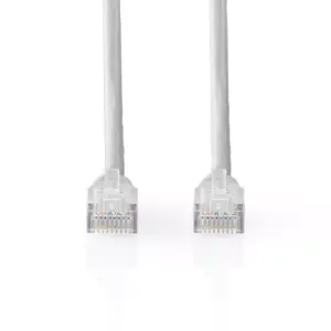 Cablu UTP Nedis Cat5e mufat 0.5m patch cord gri