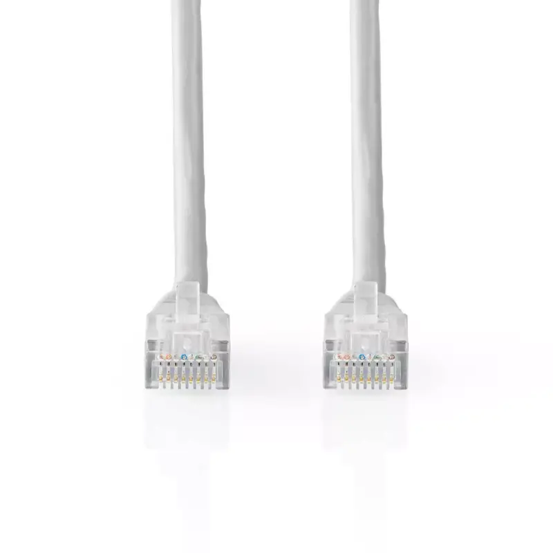 Cablu UTP Nedis Cat5e mufat 0.5m patch cord gri