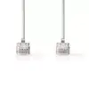 Cablu UTP Nedis CAT5e mufat 10m patch cord gri - imagine 2